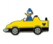 25407 - 2008 Hidden Mickey - Characters Driving Cars - Donald in Yellow Car - Walt Disney World alternate image