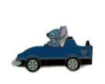 25408 - 2008 Hidden Mickey - Characters Driving Cars - Stitch in Blue Car - Walt Disney World alternate image