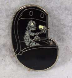 9368 - O-Pin House Doom Buggies Mystery Collection - Mummy with Teacup (Silver Metal) - Disneyland Resort alternate image