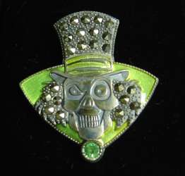 8113 - Haunted Mansion O'Pin House - Hat Box Ghost highlighted with marcasite stones - Disneyland Resort alternate image