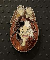 37721 - Team Villains Oval Flames Collection - Cruella, Jasper, and Horace - Disney Studio Store Hollywood / Soda Fountain alternate image