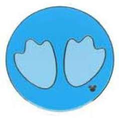 WDW Hidden Mickey Series 2008: Character Footprints - Donald Duck - WDW