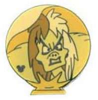 17852 - WDW Hidden Mickey Series 2008: Crystal Ball Villains - Cruella de Vil alternate image