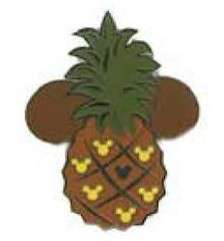17423 - WDW Hidden Mickey Series 2008: Fruit Mickey Icons - Pineapple - Walt Disney World alternate image