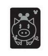 2008 Hidden Mickey - Pets with Mouse Ears - Pig With Mouse Ears - WDW
