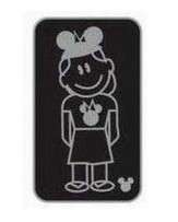 2008 Hidden Mickey - Family with Mouse Ears - Daughter With Mouse Ears - WDW