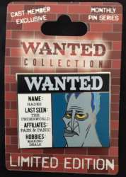 7148 - Cast Member Exclusive - Wanted Collection - Hades - Theme Park Cast Member Exclusive alternate image
