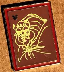 2014 Hidden Mickey - Chalk Sketches - Beast - DLR