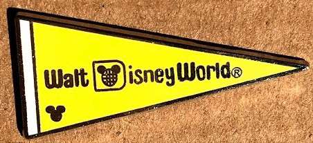 17282 - WDW Hidden Mickey Series 2010: Pennants Collection - Yellow - Walt Disney World alternate image