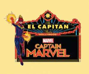 14307 - El Capitan Marquee Series - Captain Marvel - Disney Studio Store Hollywood / Soda Fountain alternate image