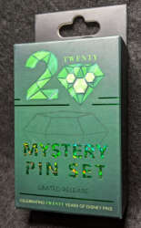 'Twenty Years of Iconic Events - Tiny Pin Mystery Set - Unopened Box - WDW'