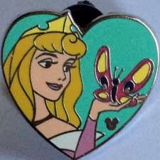 DLR/WDW Hidden Mickey Series 2010: Princess Heart and Butterfly Collection - Aurora - MLT