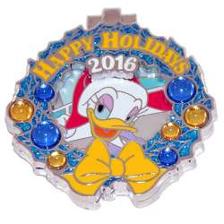 38430 - Resort Holiday Collection 2016: Jeweled Wreaths - Contemporary Resort - Daisy Duck Wreath - Walt Disney World alternate image
