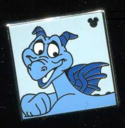 1174 - 2012 Hidden Mickey - Tonal Figment - Blue Figment - Walt Disney World alternate image