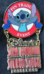 1197 - Disney Soda Fountain Pin Trading Night - Stitch - PTE - Disney Studio Store Hollywood / Soda Fountain alternate image