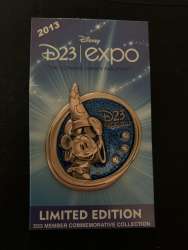 38610 - D23 Expo 2013 - Jeweled and Glitter Sorcerer Mickey - Disney Fan Club alternate image