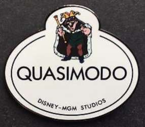 Click to view the Quasimodo Disney - MGM Studios (Corrected) details