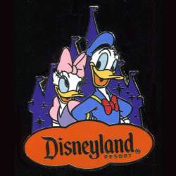 16846 - WDTC/Costco/AAA Series: Mickey and Friends with Castle, 2016 - Donald & Daisy - Disneyland Resort - Disney Licensed alternate image