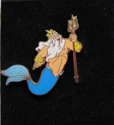 10263 - The Little Mermaid Map Pin - King Triton - Disneyland Resort alternate image