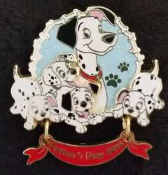 2014 - Pongo with Puppies Dangle