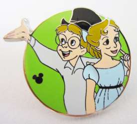 DLR Hidden Mickey Series 2013 Wave B: Peter Pan and Friends Collection - Wendy and John Darling - DLR