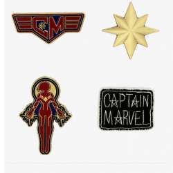 Captain Marvel 4 Pin Set