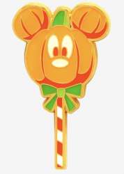 39438 - Hot Topic - Disney - Mickey Mouse Pumpkin Wand Pin - Loungefly alternate image