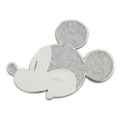 10033 - Mickey Memories - December Set - Silver Glitter Mickey Head ONLY alternate image