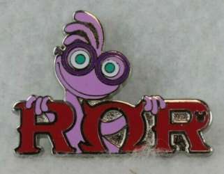 2019 Hidden Mickey - Monster&#039;s University Greek Letters - Randall ROR - DLR