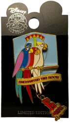DLR Annual Passholder E-Ticket Attractions Dangle Series - Enchanted Tiki Room - DLR
