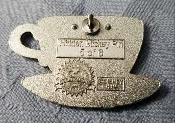 3452 - 2009 Hidden Mickey - Princess Tea Cups - Ariel - Disneyland Resort alternate image