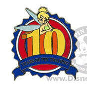 'Disney Pin Trading 10th Anniversary - Tinker Bell - MLT'