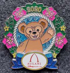 39772 - Resort Holiday Collection 2020: Glitter Wreaths - Aulani Resort & Spa — Duffy the Bear - Disney Licensed alternate image