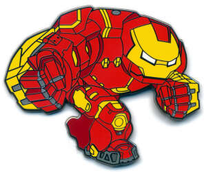 Hulkbuster pin w/Lanyard