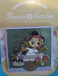 14735 - EPCOT International Flower & Garden Festival 2018 - Minnie and Figaro - Walt Disney World alternate image