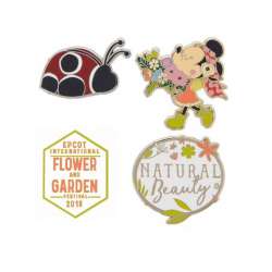 14738 - EPCOT International Flower & Garden Festival 2018 - Minnie Mouse 4-pin set - Walt Disney World alternate image