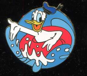 39898 - WDW Cast Lanyard Series I: Inner Tubes - Donald Duck - Walt Disney World alternate image