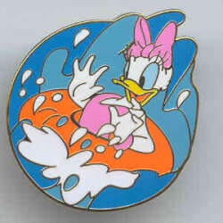 'Lanyard Pin Series 2002 - Inner Tubes - Daisy - WDW'