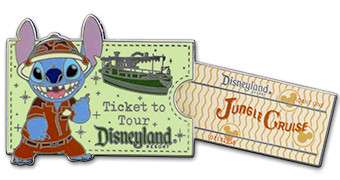 Ticket to Tour the Lore of Disneyland Series - The Jungle Cruise - Stitch - DLR