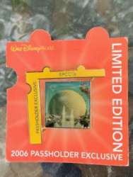 Passholder Spinner Puzzle 2006 - Epcot - WDW