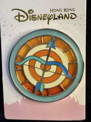 Stained Glass Princess Icon - Merida - Brave - Bow and Arrow - HKDL