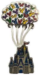 4021 - Castles & Balloons - Cinderella’s Castle with Mickey Balloons - Walt Disney World alternate image