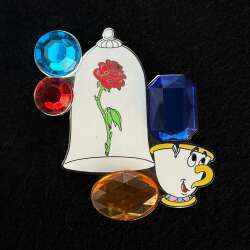 Chip & Enchanted Rose from Beauty and the Beast