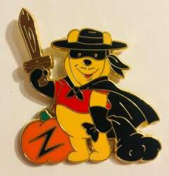 40268 - Disney's Trick or Treat Mystery Set - Winnie the Pooh Dressed as Zorro - Disney Store US alternate image