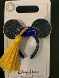 11955 - Graduation - Class of 2019 - Mickey Ears Headband with tassel alternate image