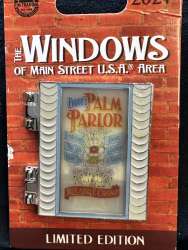 The Windows of Main Street U.S.A. Area Series - Fargo&#039;s Palm Parlor Roland F. Crump (Rolly) - Madame Leota - WDW