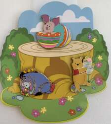 Winnie the Pooh Easter Flair Set