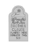 10331 - The Haunted Mansion 50th Anniversary Event - Folding Brother Claude Tombstone & Ghost - Disneyland Resort alternate image