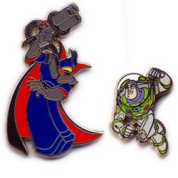 'Buzz Lightyear & Emperor Zurg 2 Pin Set - Buzz Lightyear vs. Emperor Zurg - MLT'