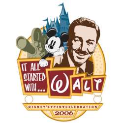 It All Started With Walt - Logo Pin - WDW